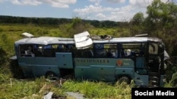 Masivo accidente en la autopista Habana-Melena. Foto tomada de Facebook/Gobierno de La Habana. Foto crédito: Yaremi Madero.