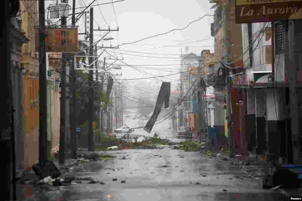 La ciudad del Pinar del Río impactada por Ian.