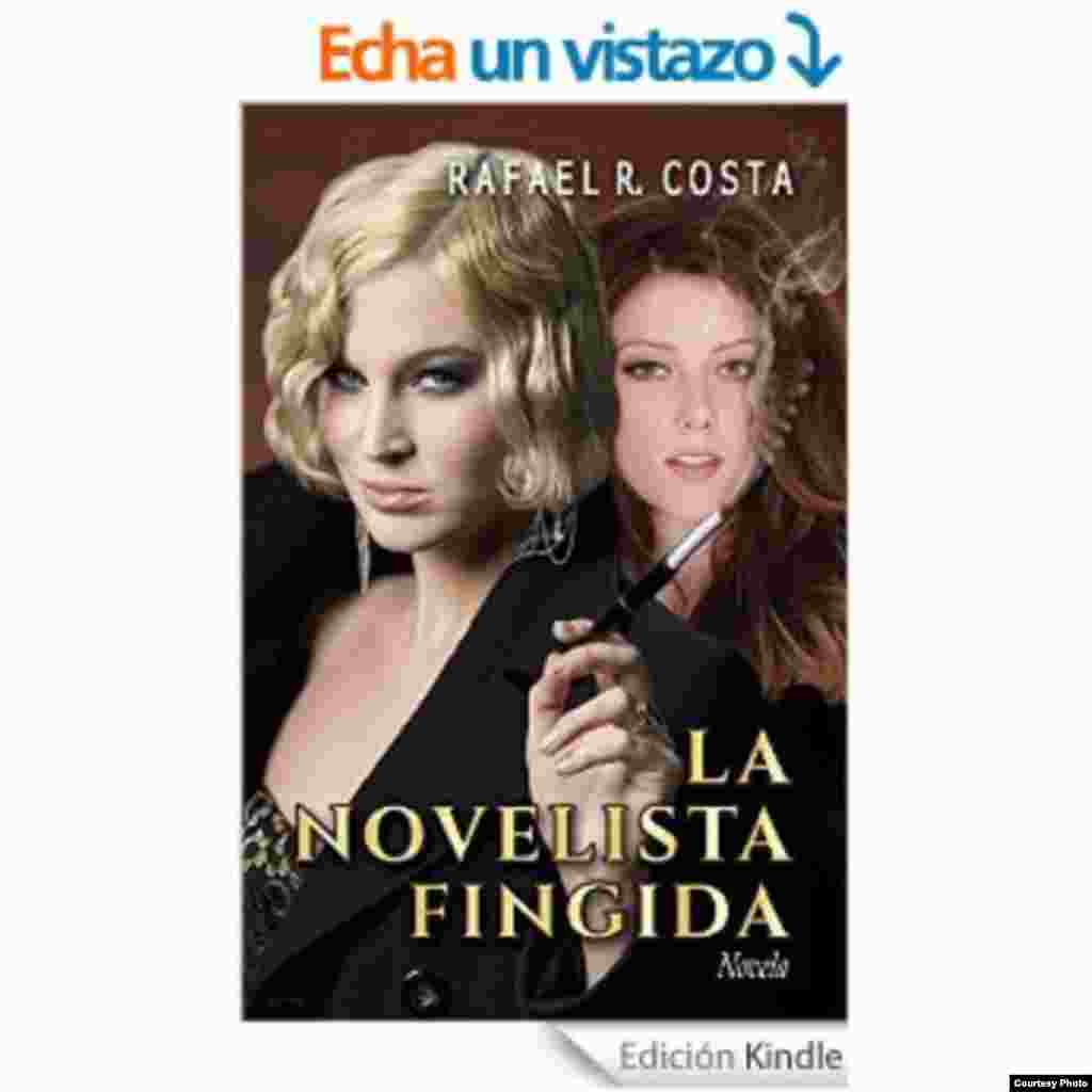 "La novelista fingida", (Portada de Ernesto Valdes).