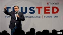 El aspirante a candidato presidencial republicano Ted Cruz