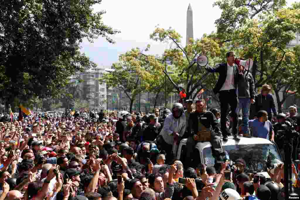 Juan Guaidó en Altamira