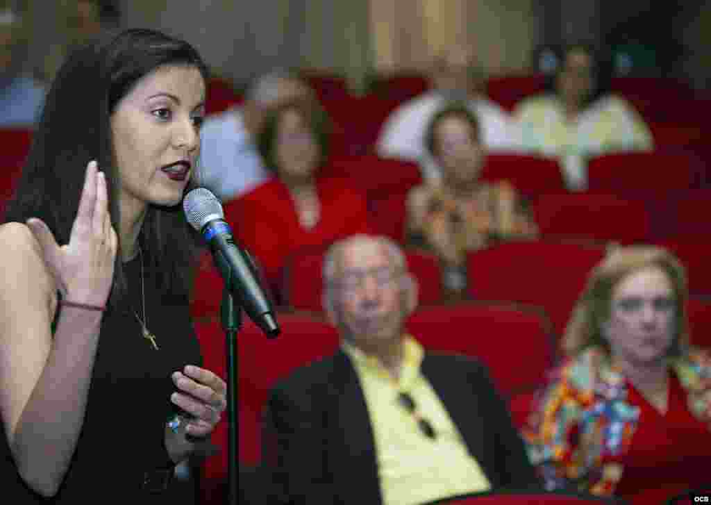 Rosa María Payá, líder del movimiento Cuba Decide afirmó que, &quot;los cubanos que estamos envueltos en la lucha por la libertad tenemos una unidad de propósitos, y ese propósito es Cuba libre, y ese propósito es Cuba democrática&quot;. &nbsp;