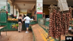 Agromercado en La Habana (Cuba)