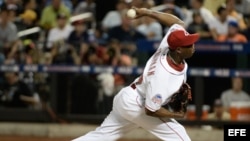 Aroldis Chapman de los Rojos de Cincinnati. 