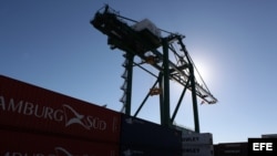 Terminal de contenedores del puerto del Mariel, inaugurada el 27 de enero por la presidenta de Brasil Dilma Rousseff y por Raúl Castro.