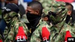 Miembros del terrorista ELN.