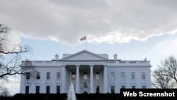 Fachada del edificio de la Casa Blanca. [Archivo VOA]