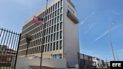 Embajada de EEUU en La Habana, Cuba.