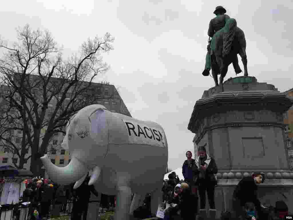 Protestas en DC por la toma de posesión de Donald Trump