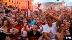 Runner up Croatian national team in Zagreb