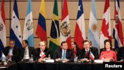 Líderes del Grupo de Lima durante una reunión en Santiago de Chile. (Archivo)