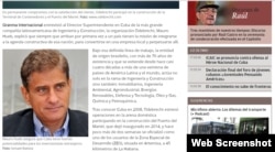 Mauro Hueb, exdirector de COI/Odebrecht en Cuba, concedió entrevista a Granma el 2 de febrero de 2016. A la fecha el escándalo Odebrecht ya había estallado y Marcelo Odebrecht se encontraba tras las rejas. “La mayor empresa de ingeniería y construcción de América Latina y El Caribe apuesta por integrase activamente a la actualización del modelo económico cubano”, publicaba el diario.