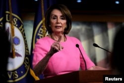 Pelosi dijo que Trump ha establecido un patrón impredecible.