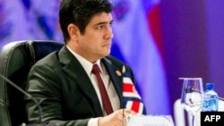 Carlos Alvarado, presidente de Costa Rica en comparecencia ante Naciones Unidas