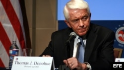 El presidente de la Cámara de Comercio de EEUU, Tom Donohue.