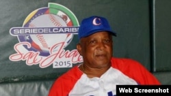 Alfonso Urquiola, mánager del equipo Vegueros reforzado, que ganó la Serie del Caribe 2015.