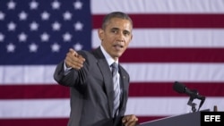 Barack Obama, durante la presentación de su proyecto presupuestario para el año fiscal 2016.