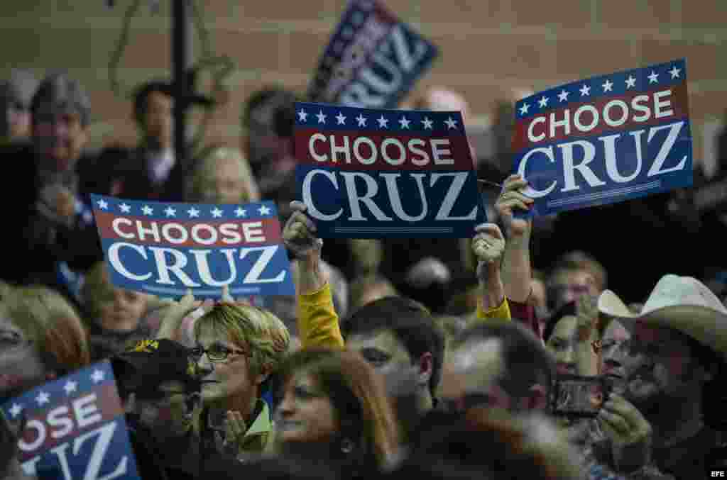 Ted Cruz en Iowa.