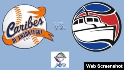 Caribes vs Alazanes.