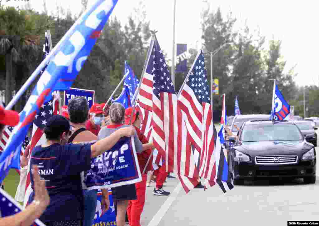 Visita del Ex Presidente Barak Obama a la FIU North Campus apoyo al candidato Joe Biden.