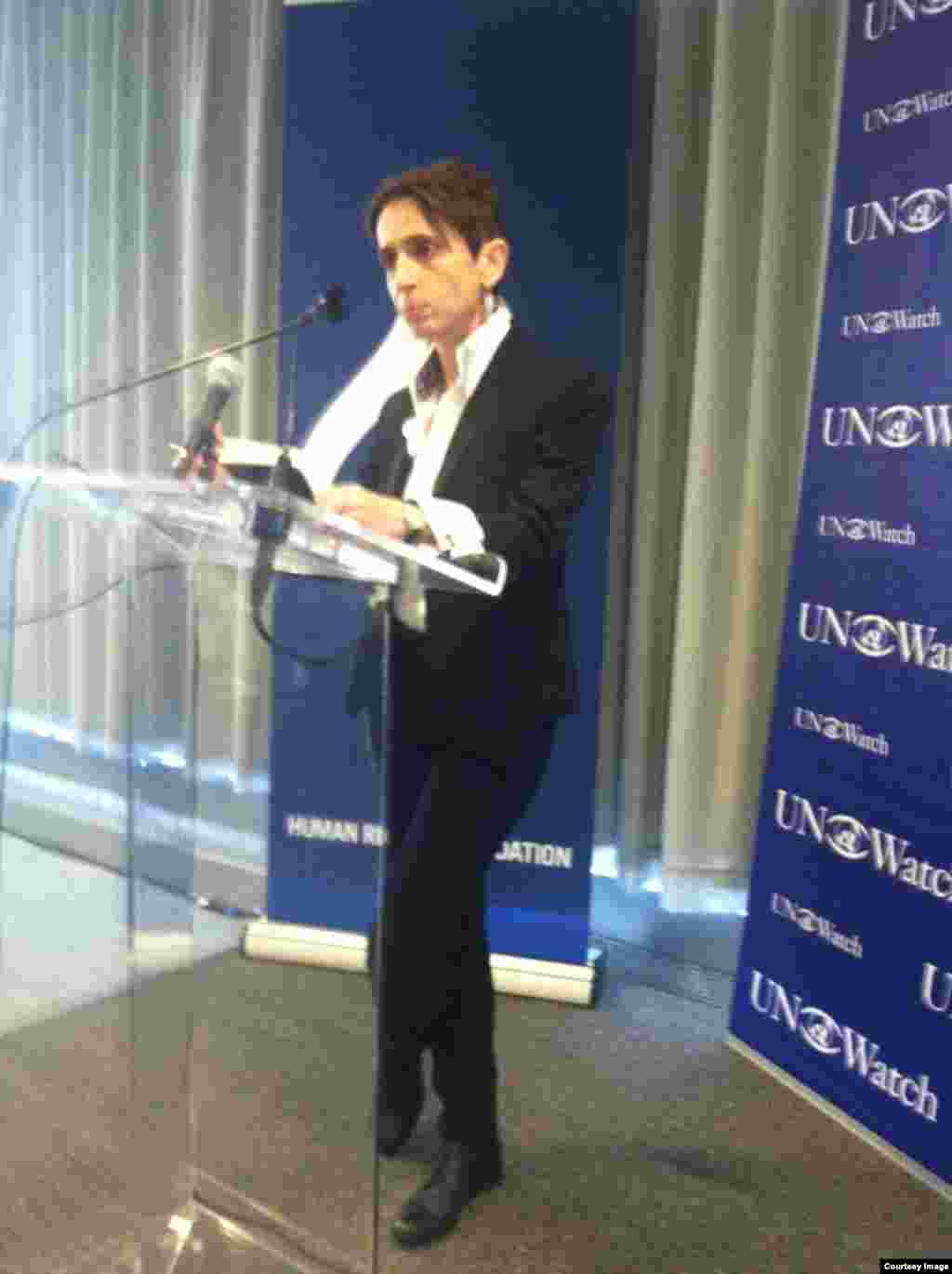 Masha Gessen, periodista y activista LGBT, de Rusia.