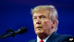 El expresidente Donald Trump en la Conferencia de Acción Política Conservadora, el 4 de marzo de 2023, en National Harbor, Oxon Hill, Maryland. (AP Foto/Alex Brandon, Archivo).