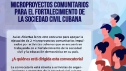 Convocan a proyectos comunitarios para fortalecer la sociedad civil cubana