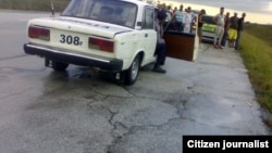 Escena de un accidente en la Autopista Nacional. (Archivo)