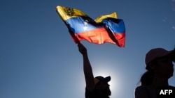 Una bandera de Venezuela.